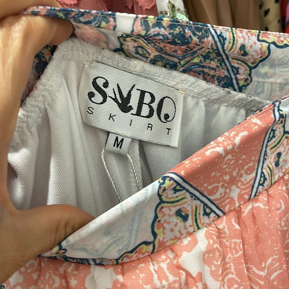 Sabo skirt mosaic maxi skirt - Picture 4 of 5